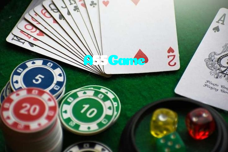 A55Game casino presented on mobile device in Pakistan with slots and live games